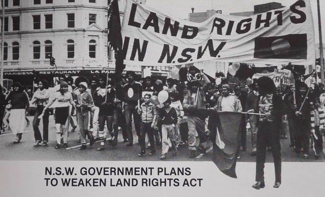 Land rights demonstration